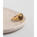 指輪 リング 「ステンレス」天然石メタルリング レディース