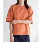 tシャツ コットンUSAミニ裏毛半袖Tシャツ レディース