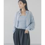 ブラウス シャツ ストライプ２ＰシャツＬＳ　288095 レディース