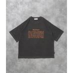 tシャツ 「FFEIN(フェイン)」フェードメッセージショート丈Tシャツ / Tシャツ 短丈 クルーネック 半袖 ピグメント加工 古着 アソート メ