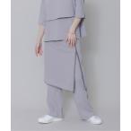 パンツ レイヤード ラップパンツ レディース