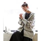 ショッピングカウチン 「soulberry」 「tato-tato」ニットカーディガン M グレー レディース