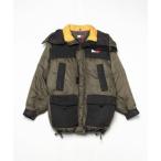 ショッピングHILFIGER 「TOMMY HILFIGER」 刺繍ダウンコート M グリーン メンズ