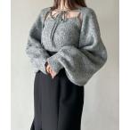 [Heather] вязаный ансамбль FREE серый женский 