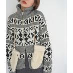 ショッピングカウチン 「SLOBE citron.」 ニットカーディガン FREE チャコールグレー レディース