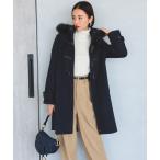 [RUIRUE BOUTIQUE] полупальто "даффл коут" M темно-синий женский 