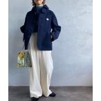 「DANTON」 ジャケット 34 ネイビー レディース