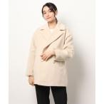 [INED CLARO] бушлат свободный бежевый женский 