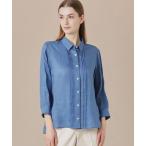 ショッピングリネン ブラウス シャツ シアーラミーシャツ レディース
