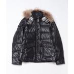 ショッピングBURBERRY 「BURBERRY BLUE LABEL」 ダウンジャケット 38 ブラック レディース
