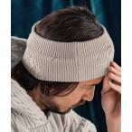 ヘアバンド mko12615-Used processing cotton yarn headband ヘアバンド