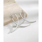 ピアス blackdia ocean ダブルカーブスティックピアス/イヤリング 両耳 レディース