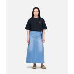 デニムスカート STRETCH DENIM A-LINE SKIRT|ストレッチデニムAラインスカート