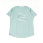 tシャツ ディズニー iCOOL 遮熱UV グラフィックTシャツ タイポ レディース