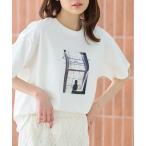 tシャツ 「ハニさら・接触冷感・UVカット」フォトプリントTシャツ レディース