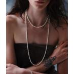 ネックレス 「quip queint」bowling tribe long necklace/ボウリング トライブ ロングネックレス QU165 レデ