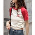 tシャツ ドロストラグランTシャツ レディース