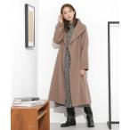 ショッピングnano 「NANO universe」 ステンカラーコート M モカ レディース