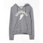 「Abercrombie&Fitch」 プルオーバーパーカー M グレー レディース