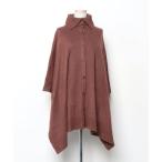 [URBAN RESEARCH ROSSO WOMEN] вязаный пончо FREE Brown женский 