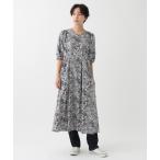ワンピース 「WEB限定」Vネックワンピース/リバティプリント