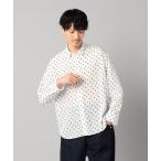 シャツ ランダムスタープリント柄 シャツ メンズ