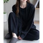 パジャマ ルームウェア NAVY「大人スウェット」もちもち スエット 上下セット ルームウェア レディース