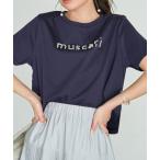tシャツ 「最強愛されパールロゴ」パールモチーフクロップドTシャツ レディース