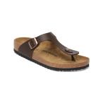サンダル Gizeh / ギゼ スムースレザー Dark Brown 「レギュラー幅」 UNISEX メンズ レディース