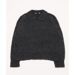 ショッピングmarc 「TRICOTS JEAN MARC」 長袖ニット FREE ダークグレー レディース