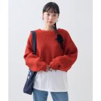 「FREAK'S STORE」 長袖ニット フリ- レンガ レディース