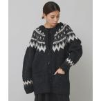 「Curensology」 ニットカーディガン FREE チャコールグレー レディース