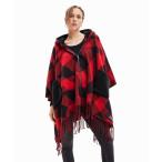 [Desigual] вязаный пончо FREE черный женский 