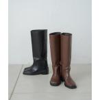 「Omekashi」 ロングブーツ 38 ブラック レディース