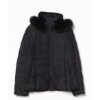 ショッピング毛皮 「INDIVI」 ダウンジャケット 40 ブラック レディース