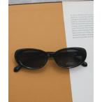 サングラス オーバルフレームサングラス「ケース付き」 レディース