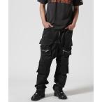 カーゴパンツ A.F ARTEFACT/エーエフ・アーティファクト/ Nylon Cargo Sarouel Easy Pants/ ag-11022