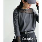 ショッピングＴシャツ tシャツ シアー切り替えトップス レディース