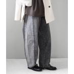 ショッピングイーザッカマニアストアーズ ジーンズ デニム デニムパンツ アクセント切替 バルーンデニムパンツ レディース