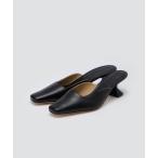 サンダル SANTS ミュール 4.0cm BLACK レディース