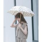 傘 because ドットバンブー長傘 レディース