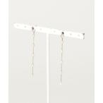 「anq.」 ピアス(両耳用) ONE SIZE ホワイト レディース