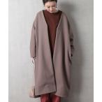 [FREAK'S STORE] no color пальто свободный бежевый женский 