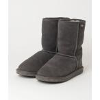 「EMU Australia」 ムートンブーツ US6 グレー レディース