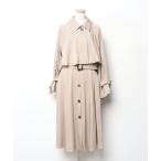 [natural couture] пальто с отложным воротником MEDIUM бежевый женский 