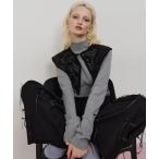 ショッピングハイネック ニット セーター ハイネックリブ長袖ニット レディース