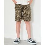 パンツ キッズ ワッシャーナイロンレオパードショートパンツ キッズ 子供服 男の子 女の子