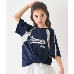 tシャツ キッズ レース切替プリントTシャツ キッズ 子供服 女の子