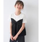 tシャツ キッズ リボンベアトップ風Tシャツ キッズ 子供服 女の子