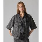シャツ 「CLEL」Light Oz Denim Trucker Short Sleeve Shirt/ライトオンス デニムトラッカー半袖シャツ メン